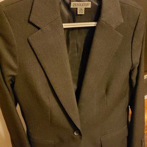 Pendleton Women's Gray Jacket Size 10 Merino Wool